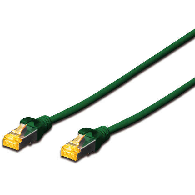 Patchcord S/FTP Cat6A 5m Green