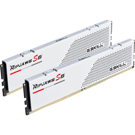 Memorie G.SKILL Ripjaws S5 32GB Matte White (2x16GB) 5600MHz CL36 Dual Channel Kit