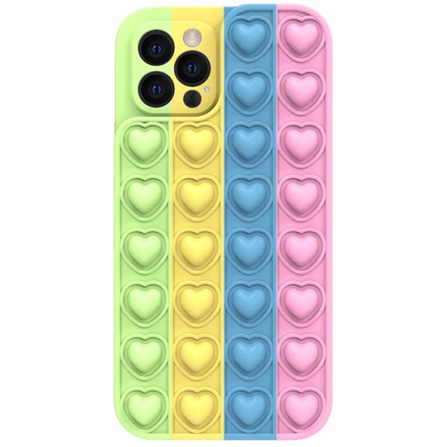Husa Lemontti Heart Pop it pentru iPhone 11 Pro Multicolor 4