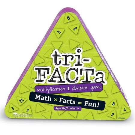 Joc de matematica Learning Resources tri-FACTa Inmultiri si impartiri