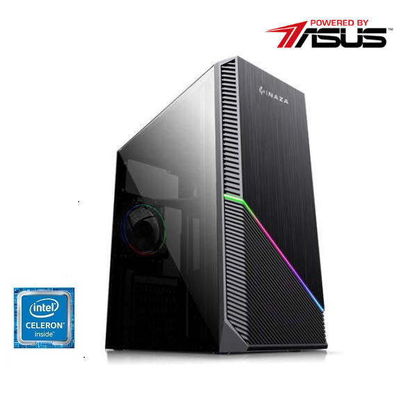 Sistem desktop Start Plus V5 Intel Celeron Dual-Core J1800 2.41 GHz Intel HD Graphics 4GB DDR3 SSD 120GB HDD 500GB  450W Black