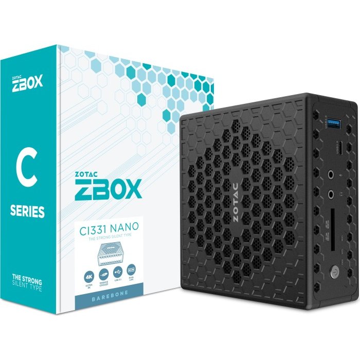 Mini PC Barebone ZBOX Nano CI331 Negru