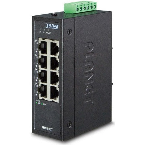 Switch ISW-800T 8x RJ-45 Black