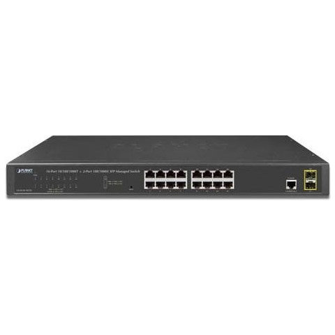 Switch GS-4210-16T2S Gigabit 16x RJ-45 2x SFP Black