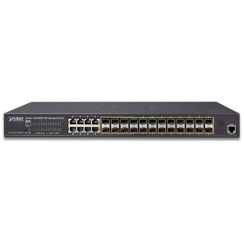 Switch GS-5220-16S8CR Gigabit 8x RJ-45/SFP 16x SFP Black