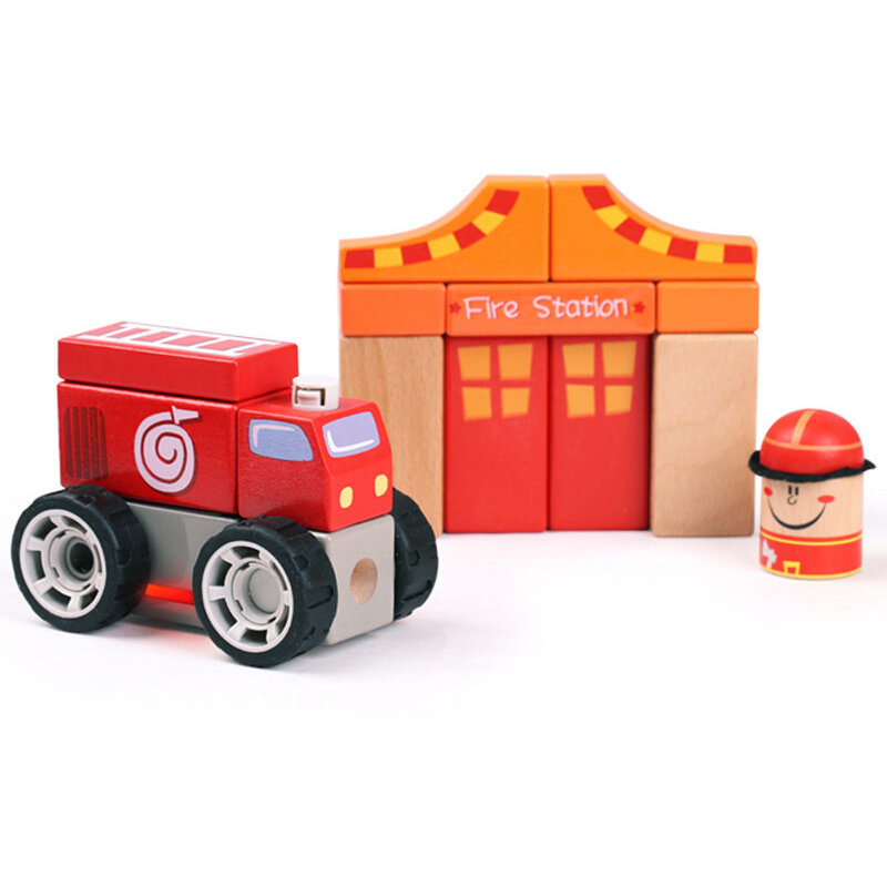 Set de constructie Sectia de pompieri