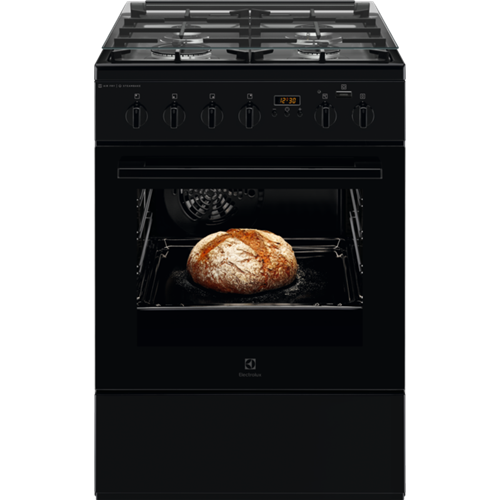Aragaz Mixt LKK660200K SteamBake AirFry 60cm Negru