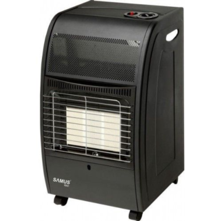 Soba pe gaz Resigilata RS421 3 Trepte de Putere Protectie Supraincalzire Negru