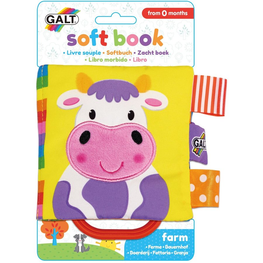 Carticica moale Soft Book Farm