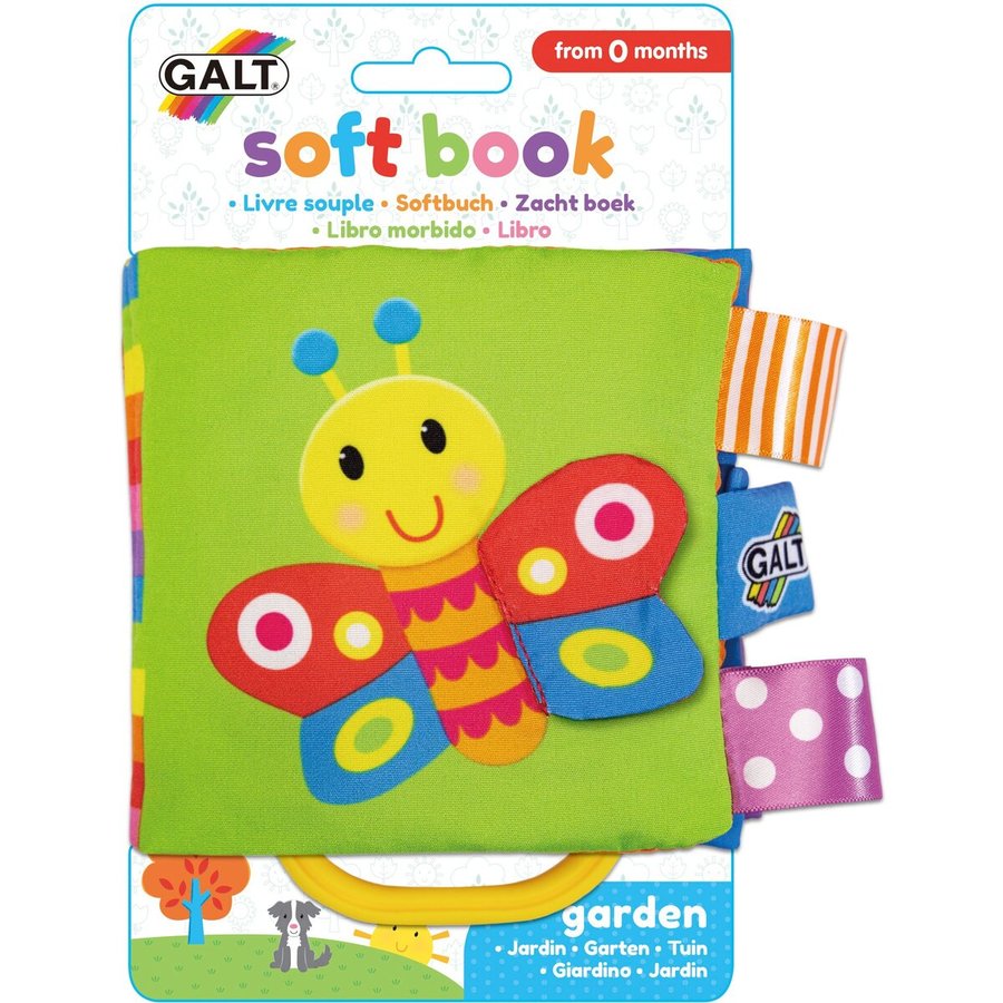 Carticica moale Soft Book Garden