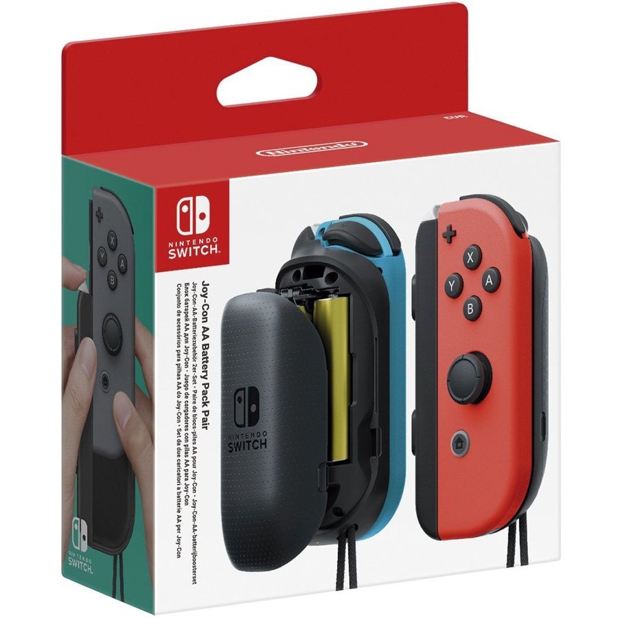 Joy Con AA Battery Pack Pair Black