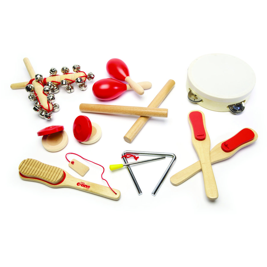 Set Instrumente muzicale din lemn