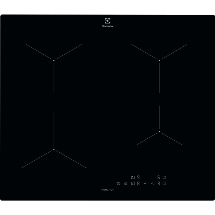 Plita incorporabila LIL61424C 4 zone de gatit 60cm Black