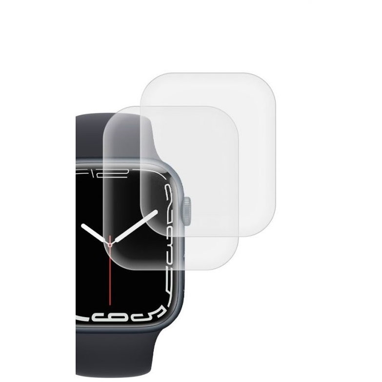 Set 2 folii sticla cu lampa UV UVTG compatibil cu Apple Watch 7 45mm