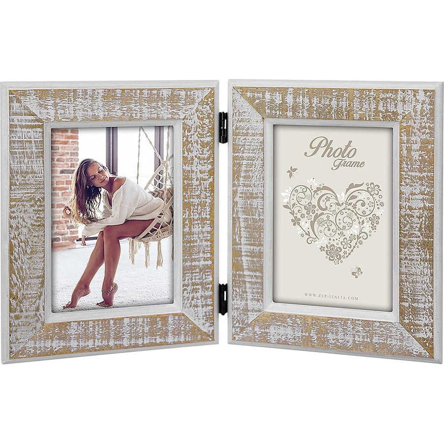 Rama foto Levico 2Q 2x10x15cm Wood Brown White