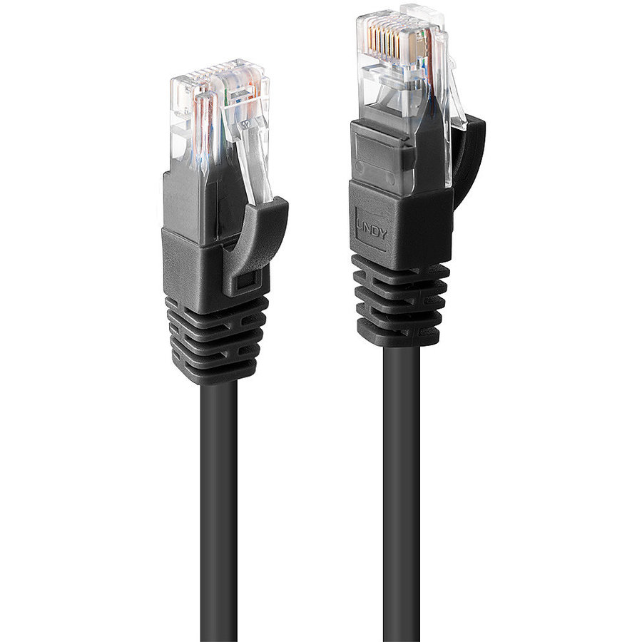 Patchcord U/UTP Cat6 2m Black