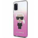Husa Karl Lagerfeld Gradient Ikonik Karl Pink pentru Samsung Galaxy A41