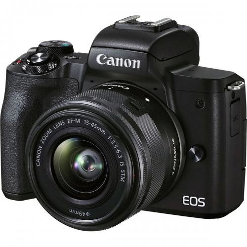 Camera foto Mirrorless + Obiectiv EF-M EOS M50 Mark II 24.1 MP Black