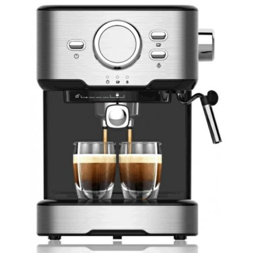 Espressor cu Cappucino DUETTE 850W 1.5 l 15 bari Negru/Argintiu