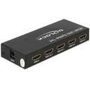KVM Delock 5x HDMI 4K Black