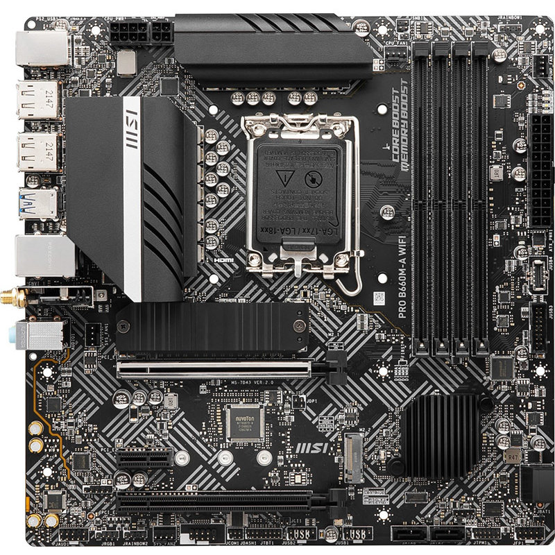 Placa de baza Pro B660M-A WIFI Intel LGA1700 mATX