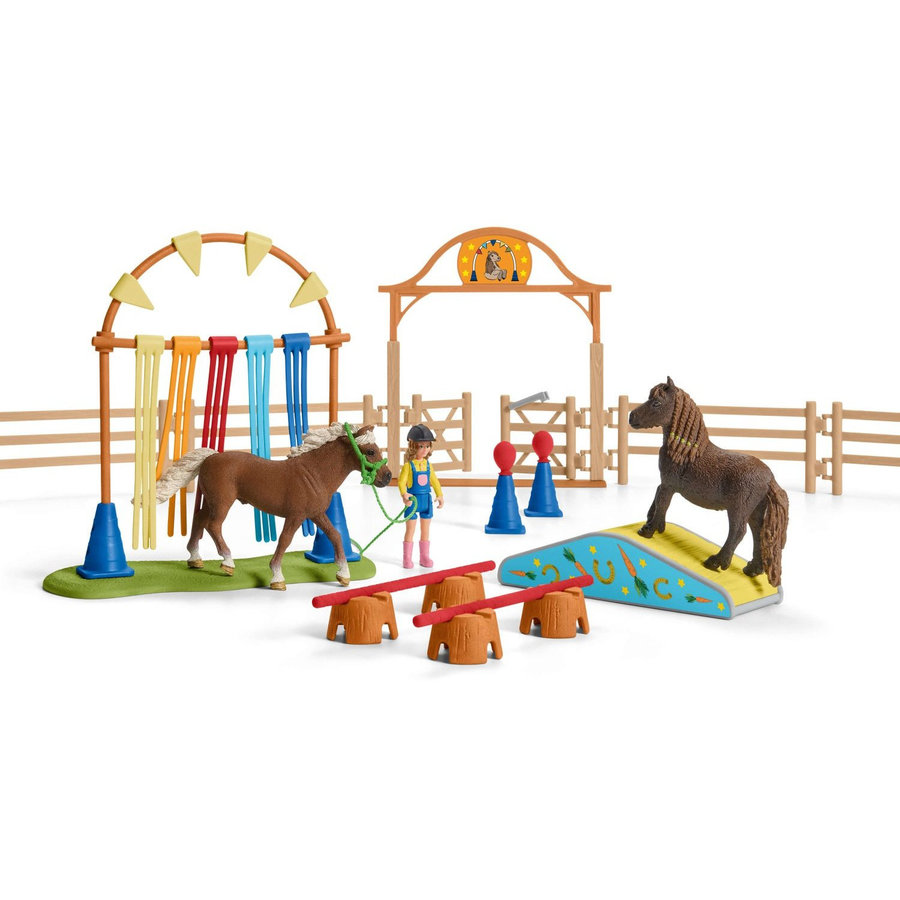 Figurina Farm World Pony Agility Training