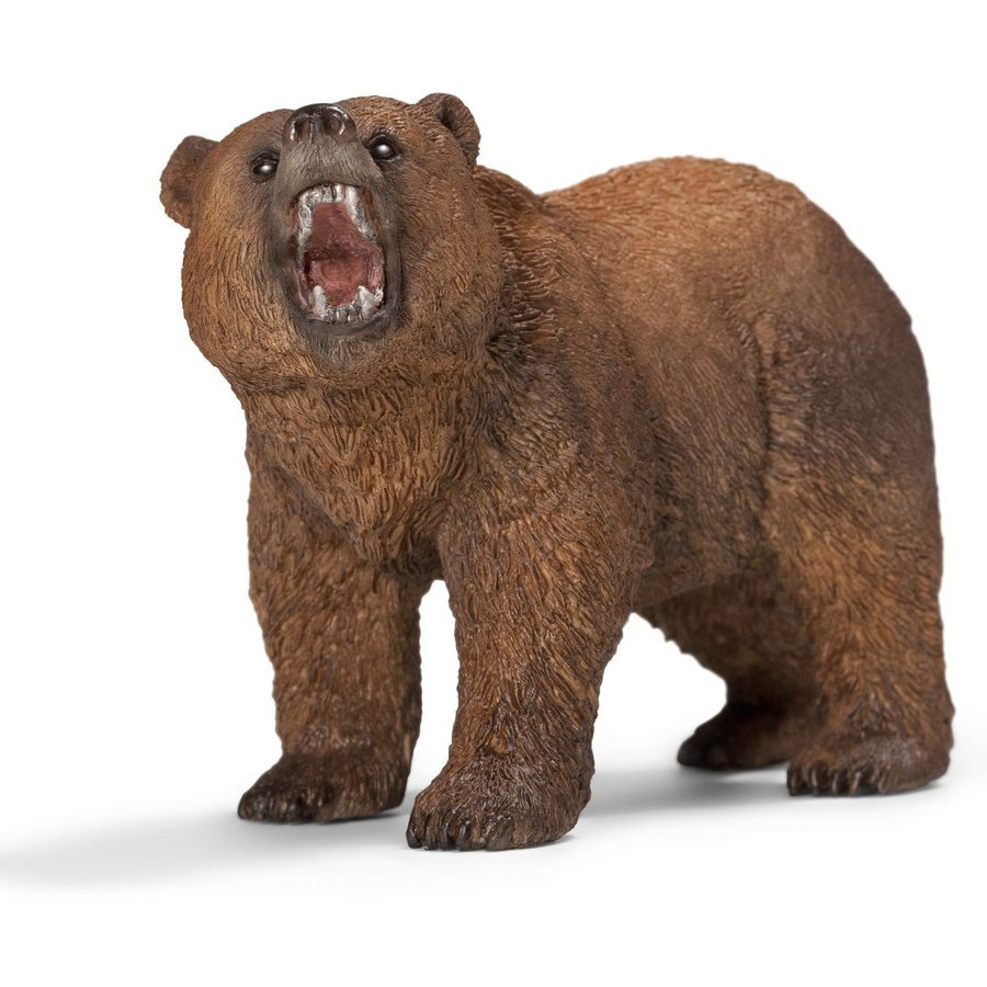 Figurina Schleich Wild Life Grizzly Bear +3 ani