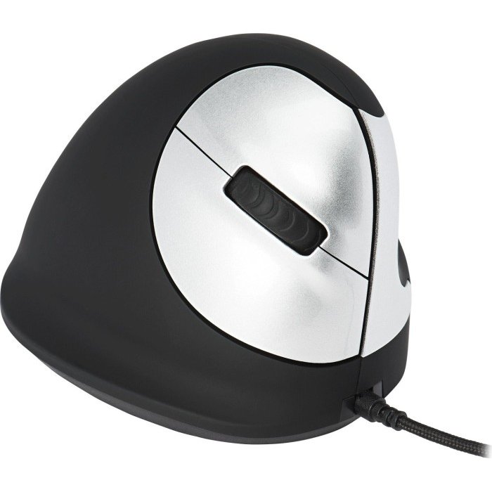 Mouse Vertical Right Handed Black Silver