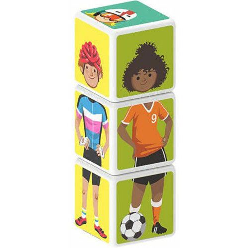 Set de constructie magnetic Magicube Sporturi 3 piese