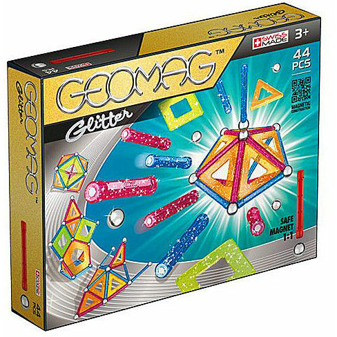 Set de constructie magnetic Glitter 44 piese