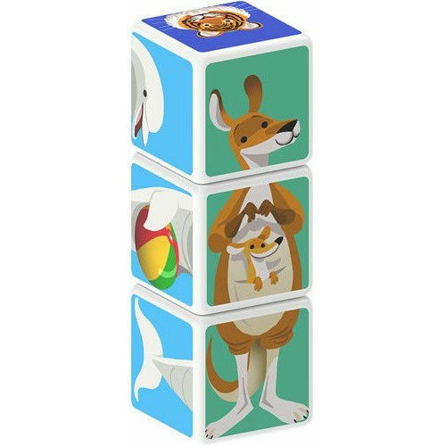 Set de constructie magnetic Magicube Animale 3 piese