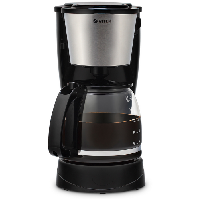Cafetiera VT-1527 800W 1.5 litri Negru