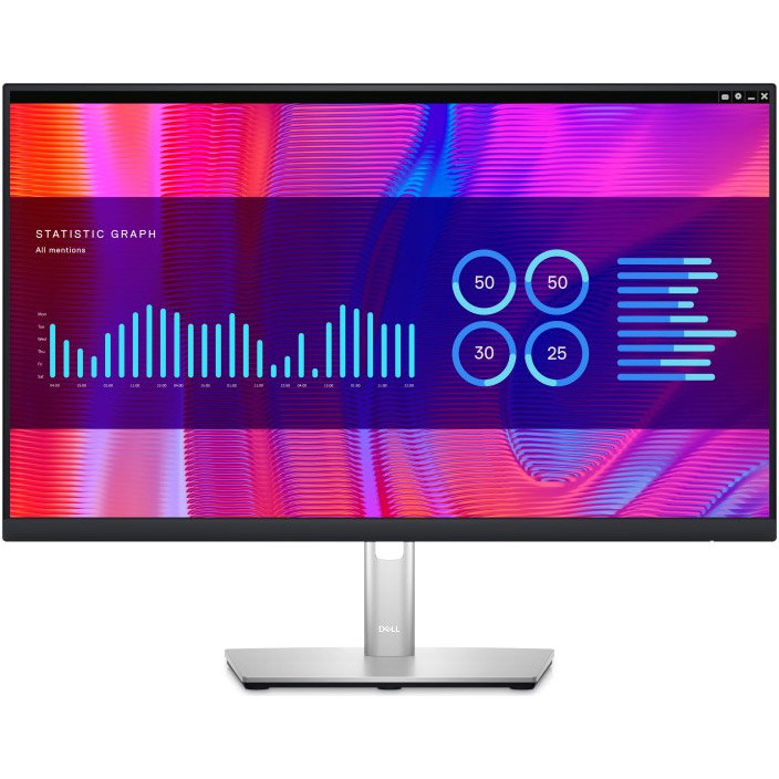 Monitor LED P2423DE 23.8 inch QHD IPS 5ms Black