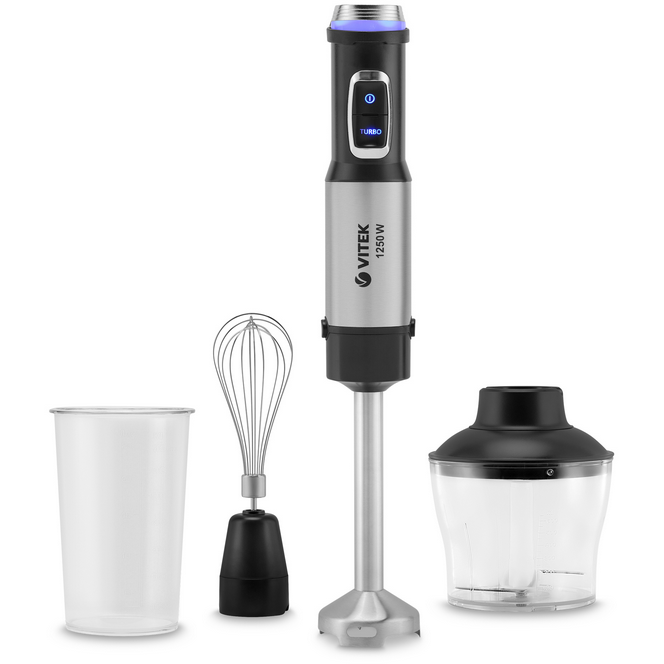 Blender VT-3426 1250W 800ml 650ml Negru / Argintiu