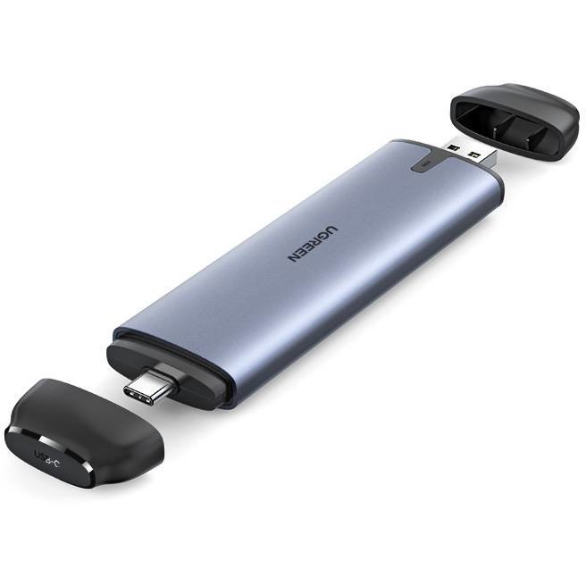 Rack extern CM353 SSD M.2 5Gbps 2TB USB/USB-C 3.1 NVMe Gri