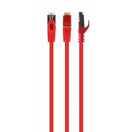 Patchcord Gembird S/FTP Cat 6A 10m Red
