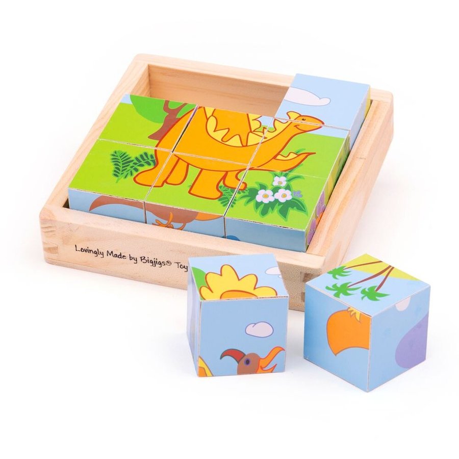 Puzzle cubic Dinozauri