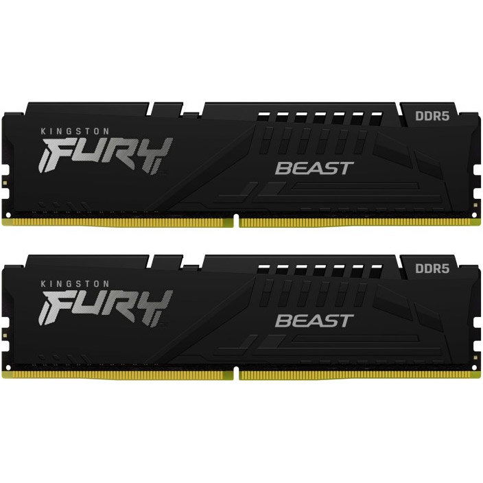 Memorie FURY Beast Black 16GB (2x8GB) DDR5 5200MHz CL40 Dual Channel Kit