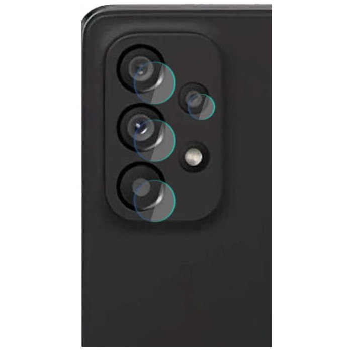 Set 4 folii protectie camera foto Flexible Glass compatibil cu Samsung Galaxy A53 5G