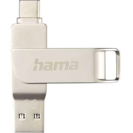 Memorie USB Hama C-Rotate Pro 64GB USB-C Silver ITGalaxy.ro