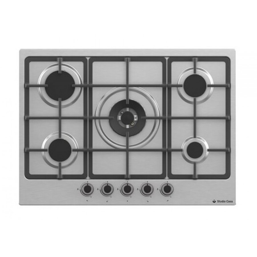 Plita incorporabila Elite 5 arzatoare 70cm Inox
