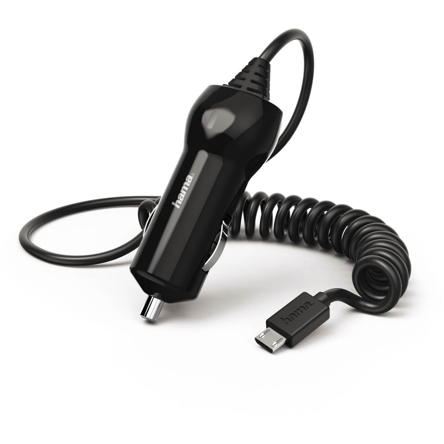 Incarcator auto Micro-USB 1.2A Negru