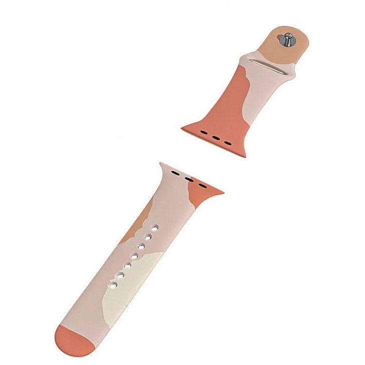 Accesoriu smartwatch Curea Moro V2 pentru Apple Watch 1/2/3/4/5/6/7/SE 38/40/41mm Multicolor