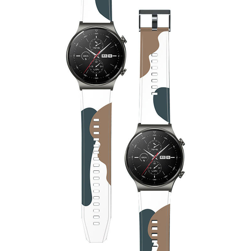 OEM Accesoriu smartwatch Curea silicon Moro V2 compatibila cu Huawei Watch GT 2 Pro Multicolor