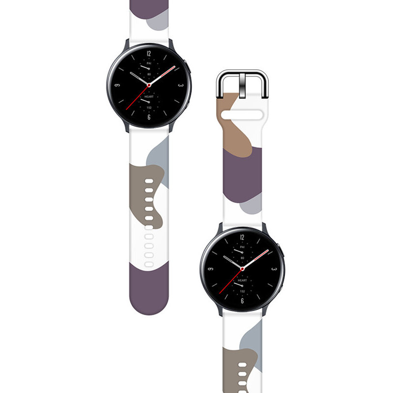 Accesoriu smartwatch Curea silicon Moro V9 compatibila cu Samsung Galaxy Watch 46mm Multicolor