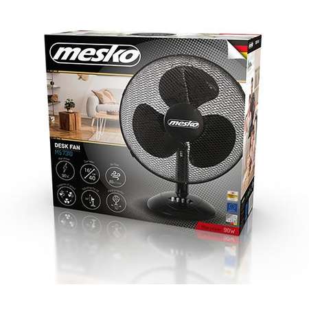 Ventilator de birou MESKO MS7310 3 viteze 45W Black