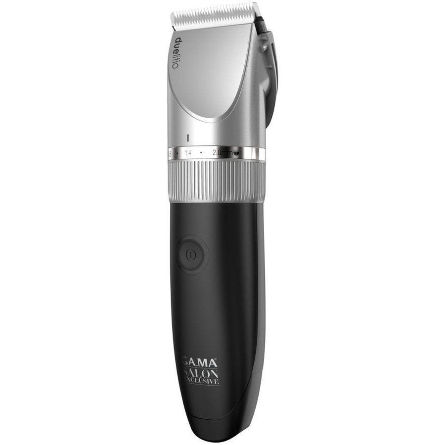 Aparat de tuns cu motor magnetic Due Litio SM0120 4 piepteni de ghidaj Black Silver