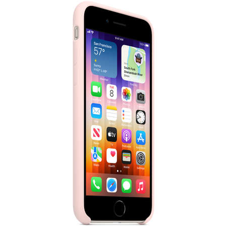 Husa Apple iPhone SE Silicone Case - Chalk Pink