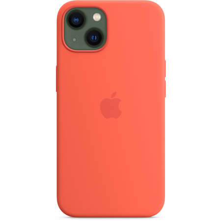 Husa Apple iPhone 13 Silicone Case with MagSafe - Nectarine