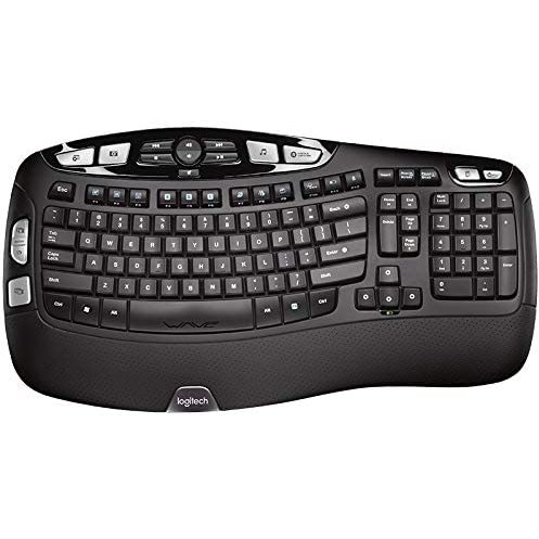 Tastatura Wireless 920-004483 K350 Business Layout UK Negru